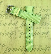 The Collection by Hadley Roma 18mm Lime Genuine Java Lizard LS2002 Hand Made USA