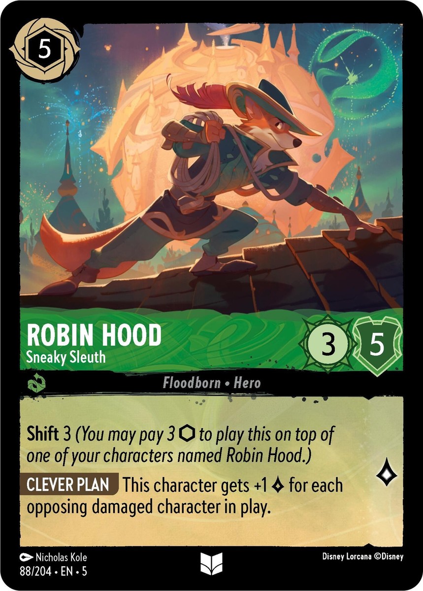 Lorcana Robin Hood - Sneaky Sleuth (88/204) [Shimmering