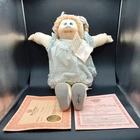 1984 Cabbage Patch Trudi Rhoda Doll New No Box 22" Blue Eyes Blonde Braids