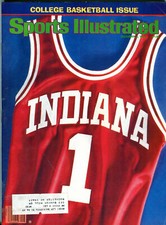 December 3, 1979 Indiana Hoosiers Basketball # 1 Sports Illustrated