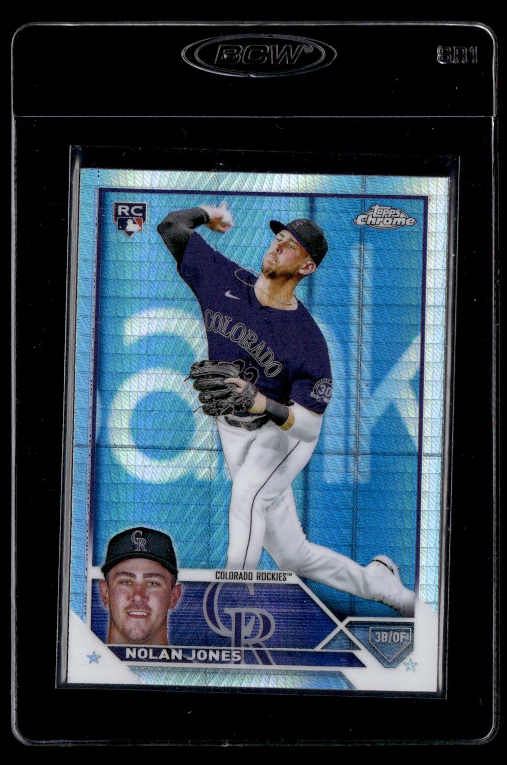 2023 TOPPS CHROME PRISM REFRACTOR RC #43 NOLAN JONES