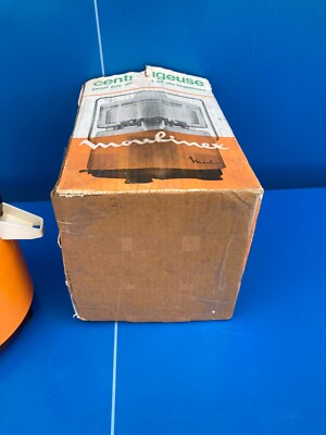 Centrifugeuse Moulinex Vintage Orange - Type C F 1 AV - 250W - Testée Fonctionne