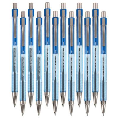 Pilot The Better Retractable Ballpoint Pens 12 Count Blue Ink Fine Point 0.7Mm