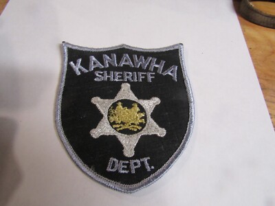 PATCH MUCH OLDER LAW ENFORCEMENT KANAWHA SHERIFF DEPT WEST VIRGINIA