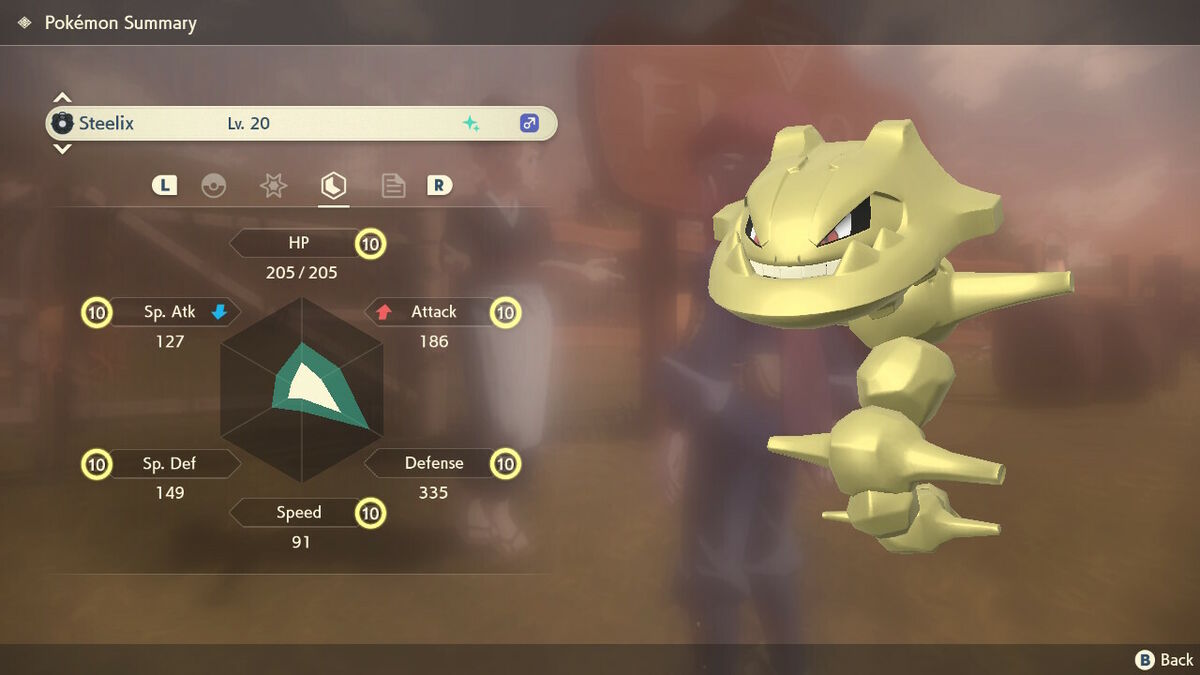 Shiny/non-shiny Onix/steelix Alpha 6IV/EV Legends Arceus 