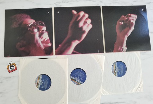 STEVIE WONDER - Looking Back 1st press 1977 3x vinile vinyl 33 giri Lp Anthology - Foto 24 di 24