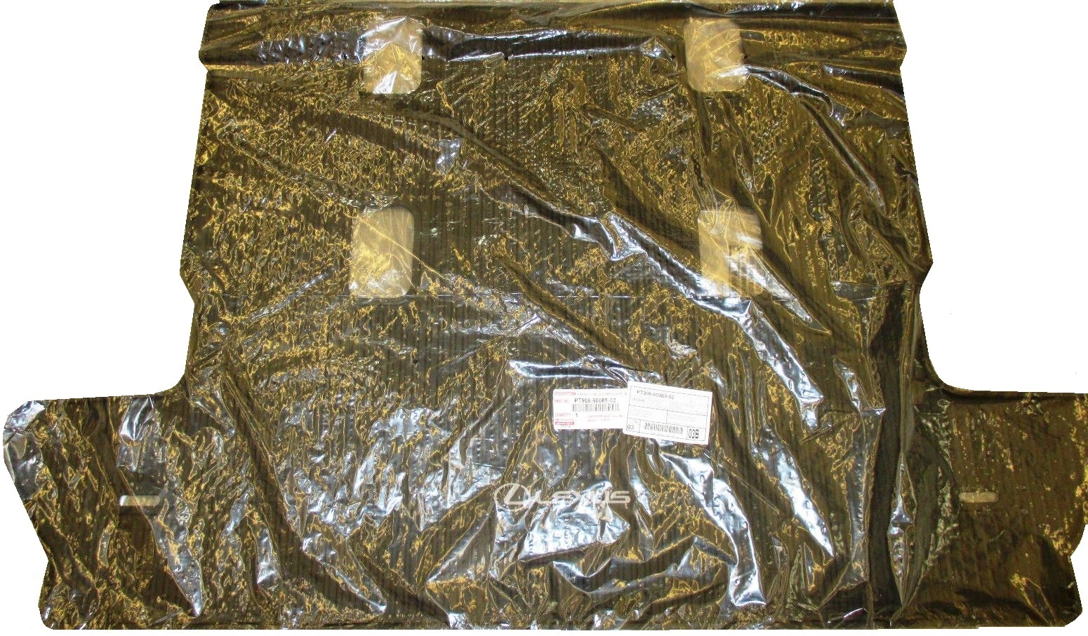 LEXUS OEM FACTORY ALL WEATHER REAR CARGO MAT 2008-2018 LX570 BLACK