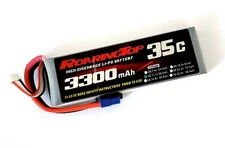 RoaringTop LiPo Battery Pack 35C 3300mAh 3S 11.1V with EC3 Plug