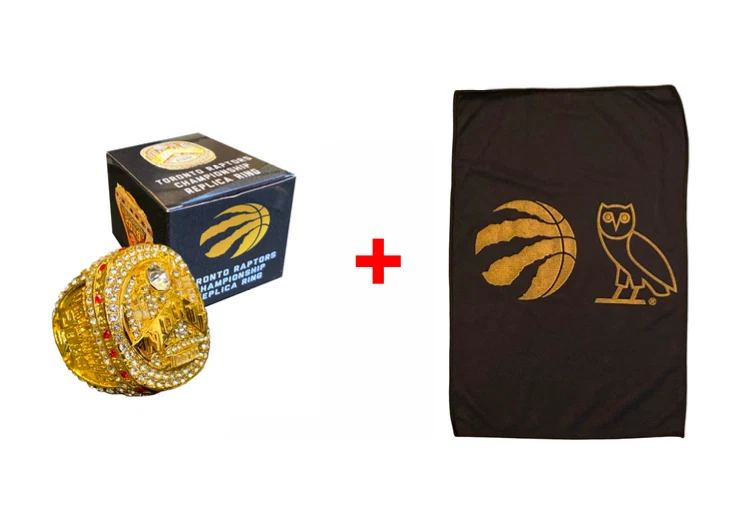 Kawhi Leonard - 2019 Toronto Raptors Championship Ring With Wooden Display  Box