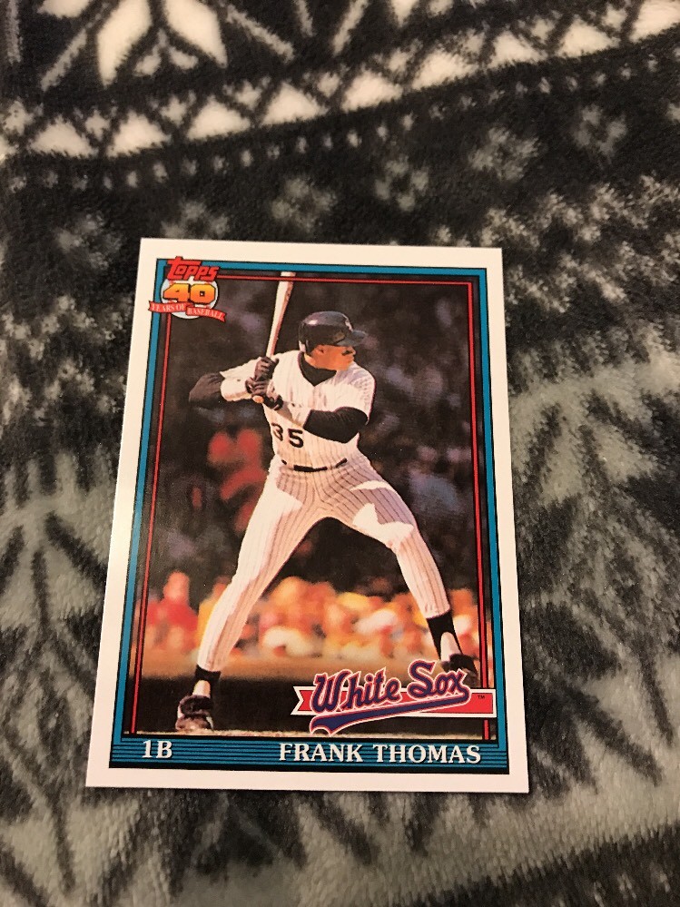 2016 Topps Series 1 BERGER'S BEST FRANK THOMAS 1991 Reprint BB-40 White Sox