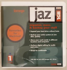 Iomega Jaz 1GB Disk Formatted for Macintosh BRAND NEW NEVER OPENED MPU 10411