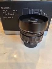 Voigtlander NOKTON 50mm F/1 Aspherical VM (for Leica M) -Near Mint