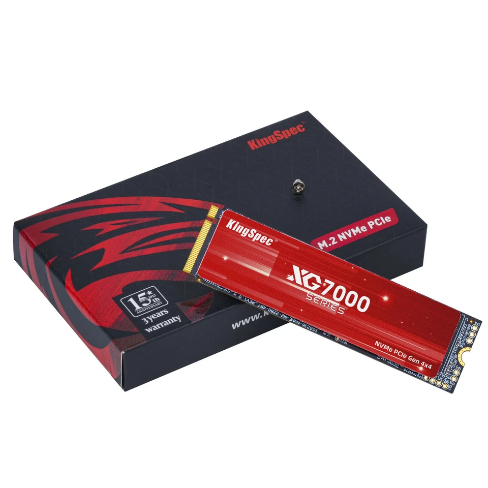 KingSpec XG7000 1TB 2TB 4TB HIGH SPEED - Internal SSD PCIe 4.0 Gen 4 x4 NVMe M.2 - Image 4 of 4