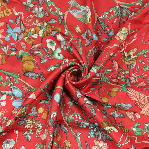 Écharpe Hermès PIERRES DORIENT ET DOCCIDENT 90 cm chariot soie outlet foulard ZOE PAUWELS