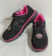 Skechers for Work Women's Size 8.5 Synergy Sandlot Alloy Toe Lace-Up Work Shoe 