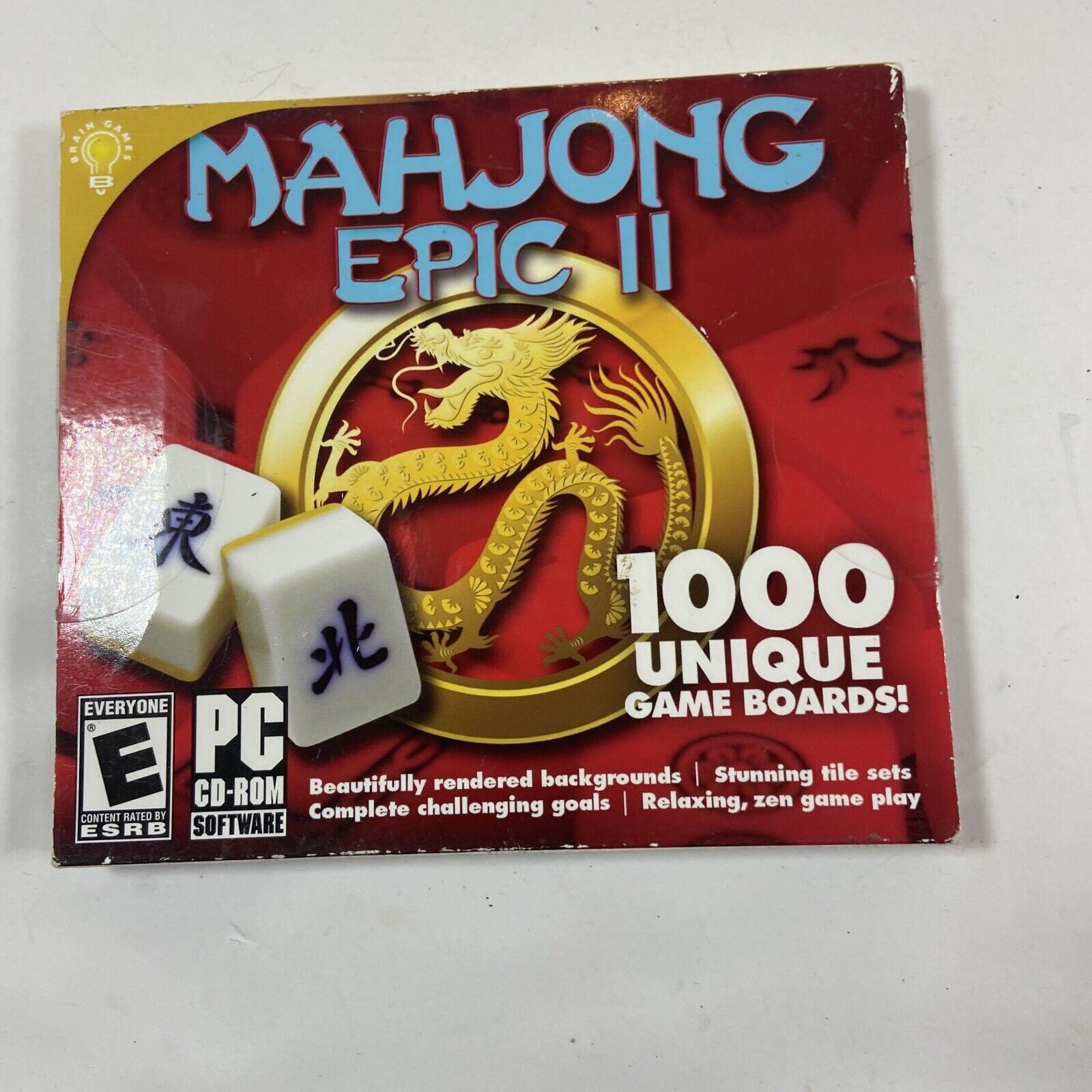 Mahjong Epic II PC Games CD 1000 Game Boards for sale online