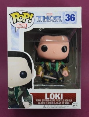 FUNKO POP MARVEL THOR THE DARK WORLD #36 LOKI VAULTED VINYL FIGURE