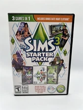 THE SIMS 3 STARTER PACK PC GAME BASE + LATE NIGHT & HIGH END LOFT STUFF W/ CODES