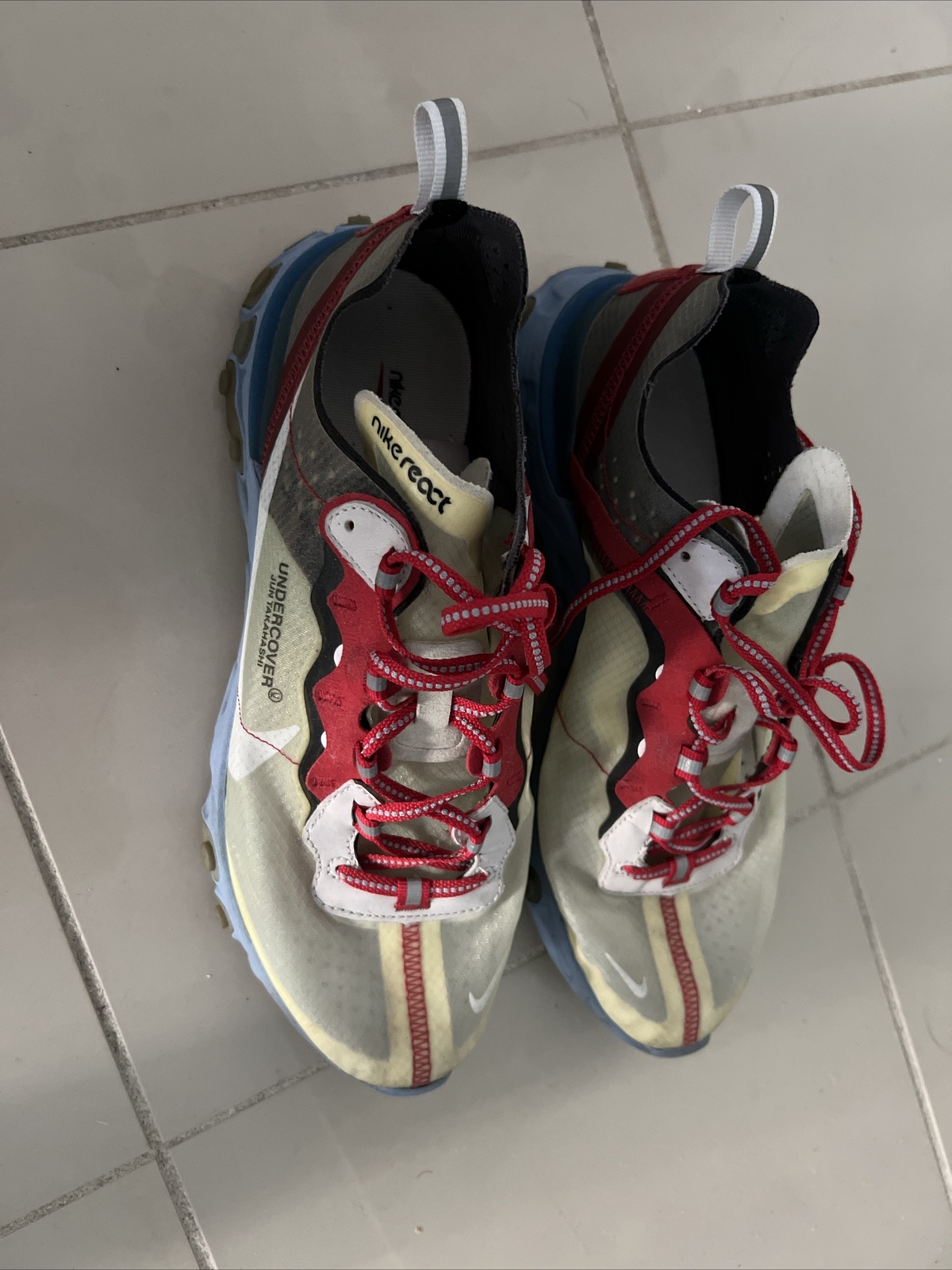 Nike React Element 87 Undercover Volt Size US9 Sn… - image 2