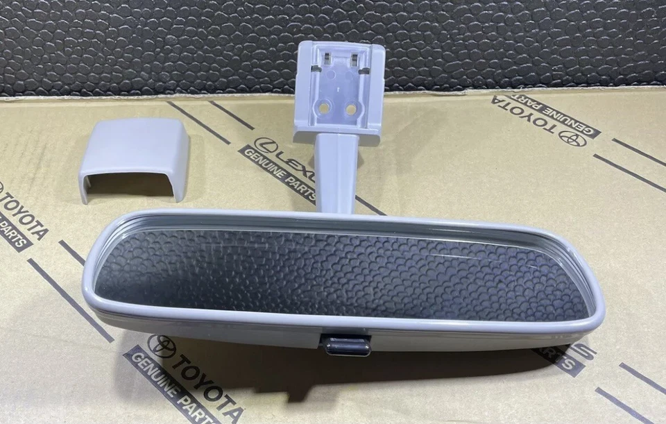 91 - 97 TOYOTA LAND CRUISER FJ80 FZJ80 REAR VIEW INSIDE MIRROR GRAY OEM NEW - Image 4 of 4