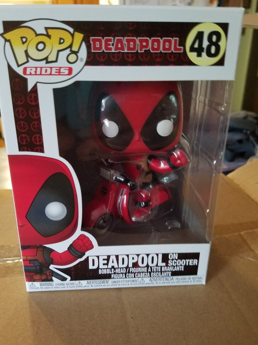 FunkoPop！48 DEAD POOL on scooter Amazon.com: Funko Pop! Ride Marvel: Deadpool & Scooter