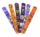 Halloween Snap Bracelets Kids Wrist Slap bands Party Bag Filler Toy Gift
