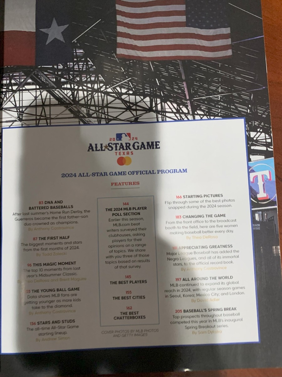 Mlb All Star Weekend Schedule Channel 2024 MLB All Star Game Program