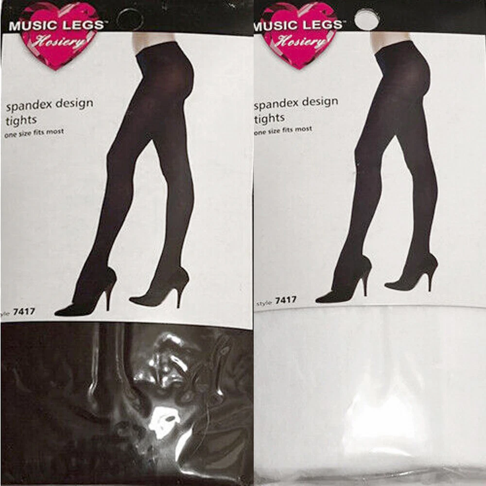 White pantyhose with designs cheap