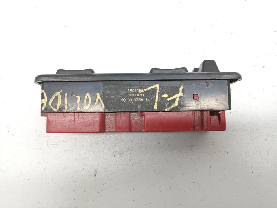 1992-1995 VOLVO 940 FRONT LEFT SIDE MASTER WINDOW CONTROL SWITCH OEM, 9148389 - Image 3 of 4