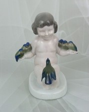 Rosenthal Figur Caasmann Mädchen mit Vögeln "Singstunde" Figurine 1918 1 Wahl