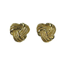 Set 2 Vintage 1980 Shoe Dress Clips Fur Goldtone Triangle Wrap Strands Braided