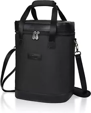 Wine Carrier Bag Insulated 6 Bottle Cooler Protection Carrying Tote Case Travel