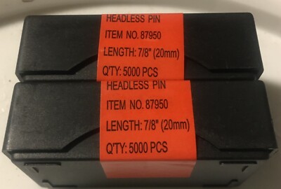 7/8'' 23 Gauge Headless Pins for all 23 Gauge Pinners Cadex,Grex,Senco,Bostitch