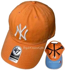 MLB New York Yankees ('47 Brand) Ballpark Clean Up Hat Orange