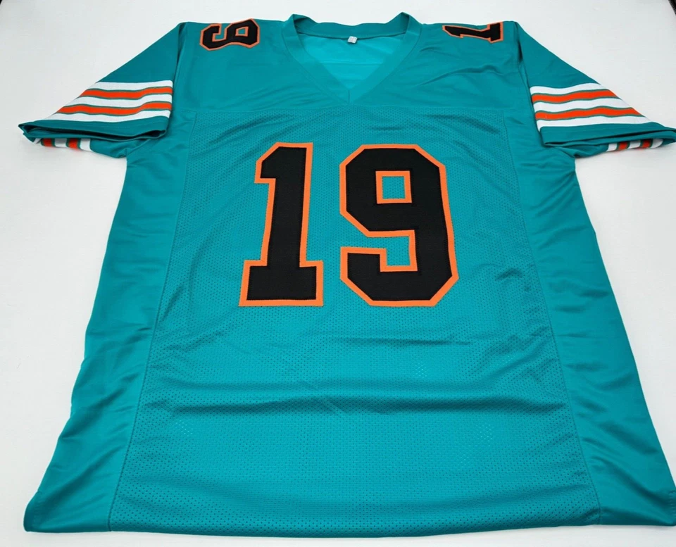 TED GINN JR. MIAMI DOLPHINS CAMISETA COSIDA PERSONALIZADA FIRMADA CERTIFICADO DE AUTENTICIDAD JSA Testigos Foto 3 de 3
