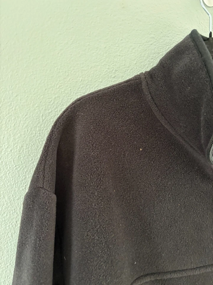 Timberline Colorado Mens Long Sleeve Black 1/4 Zip Fleece Jacket VAIL Logo XL - Image 2 of 4