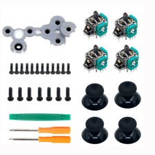 3D Analog Joystick Replacement Set Full Repair Tools Kit for Xbox One Controller
