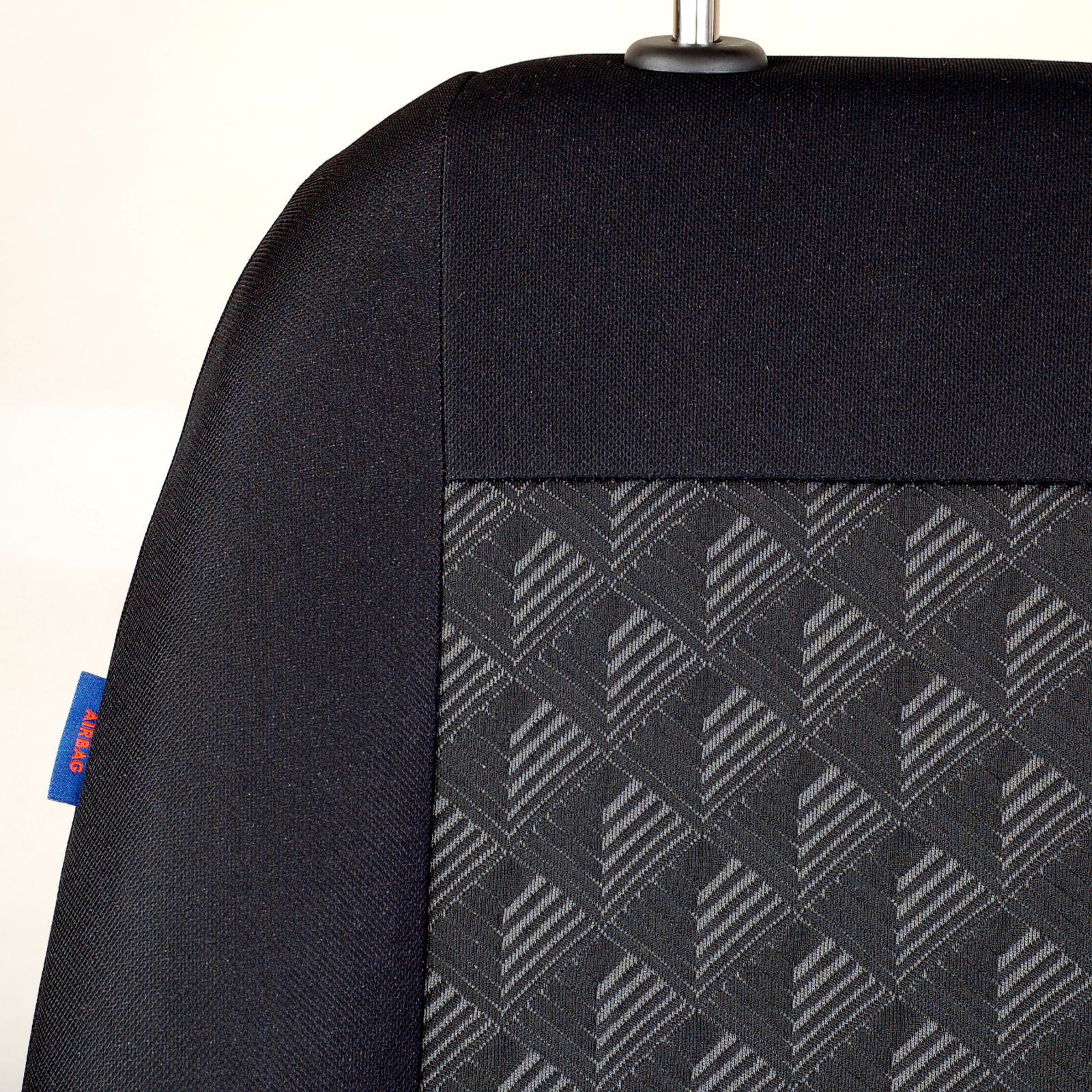 Czarne pokrowce na siedzenia 3D z efektem czerni do pokrowca na fotel samochodowy ŠKODA OCTAVIA Kompletny Bardzo popularny, autentyczny