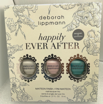 Deborah Lippmann HAPPILY EVER AFTER Nail Lacquer Mini Polish Set +