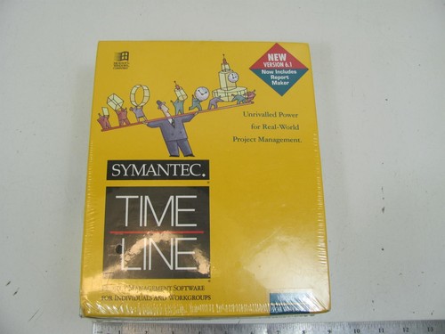 Symantec Time Line Version 6.1 for Windows Vintage Software New Sealed