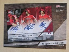 2019 Topps 2018 Topps Now Review #TN-9 Shohei Ohtani/Mike Trout/Albert Pujols