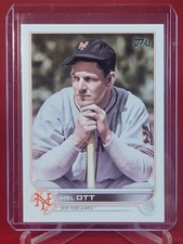 2022 Topps Update Mel Ott #US144 SP short print parallel San Francisco Giants