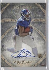 2014 Topps Five Star Auto Andre Williams #FSA-AW Auto 9t3