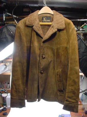 Size 46 - Vintage (c 1965) Lakeland Suede Heavyweight Shearling Coat | $65 |