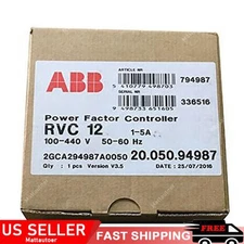 RVC-12/1-5A ABB Power Factor Controller RVC 12 1-5A Brand New Box