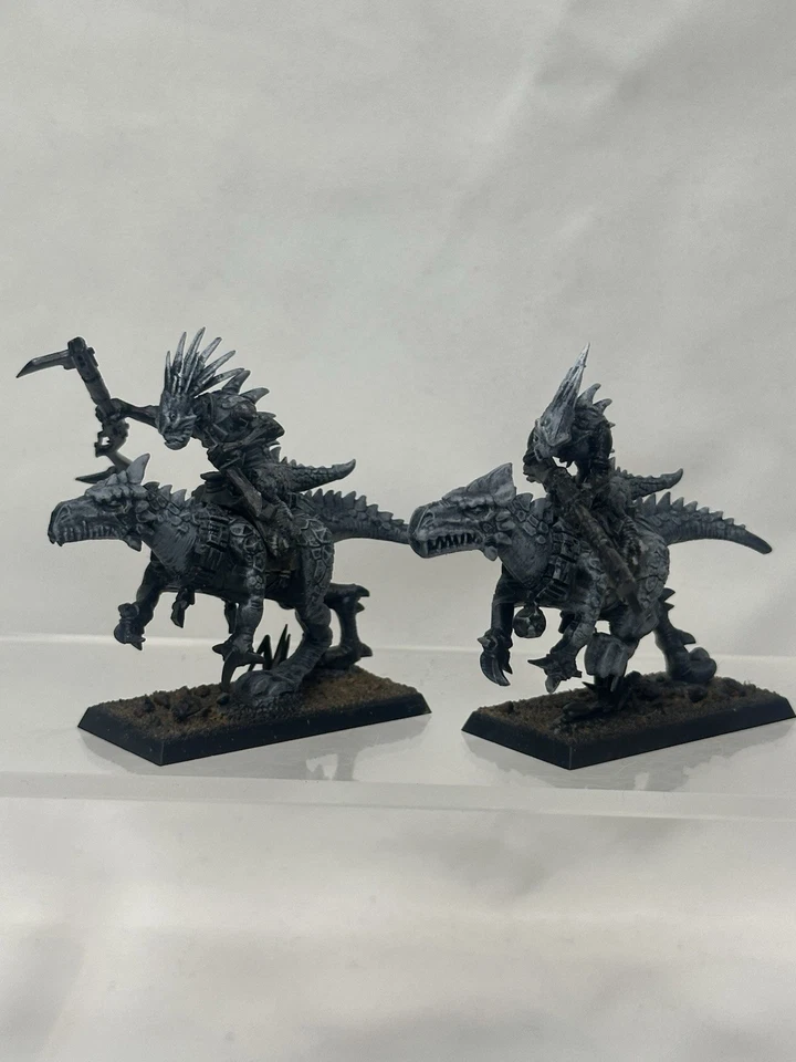 Warhammer 40k Kroot Carnivores Knarloc x2 Tau Empire Kitbashed AOS Aggradon - Bild 4 von 4