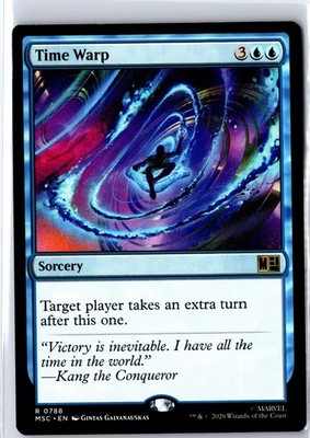 Time Warp 788 Rare Commander: Marvel Super Heroes Magic: The Gathering Near Mint