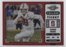 2023 Chronicles Draft Picks Contenders Optic Red Prizm /149 Tanner McKee #25 mq7
