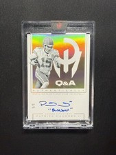 Patrick Mahomes II 2025 Authentically #Q&A-6 Gold Q and A 