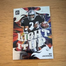 Panini 2025 Donruss Optic Light It Up Bo Jackson #19 Los Angeles Raiders